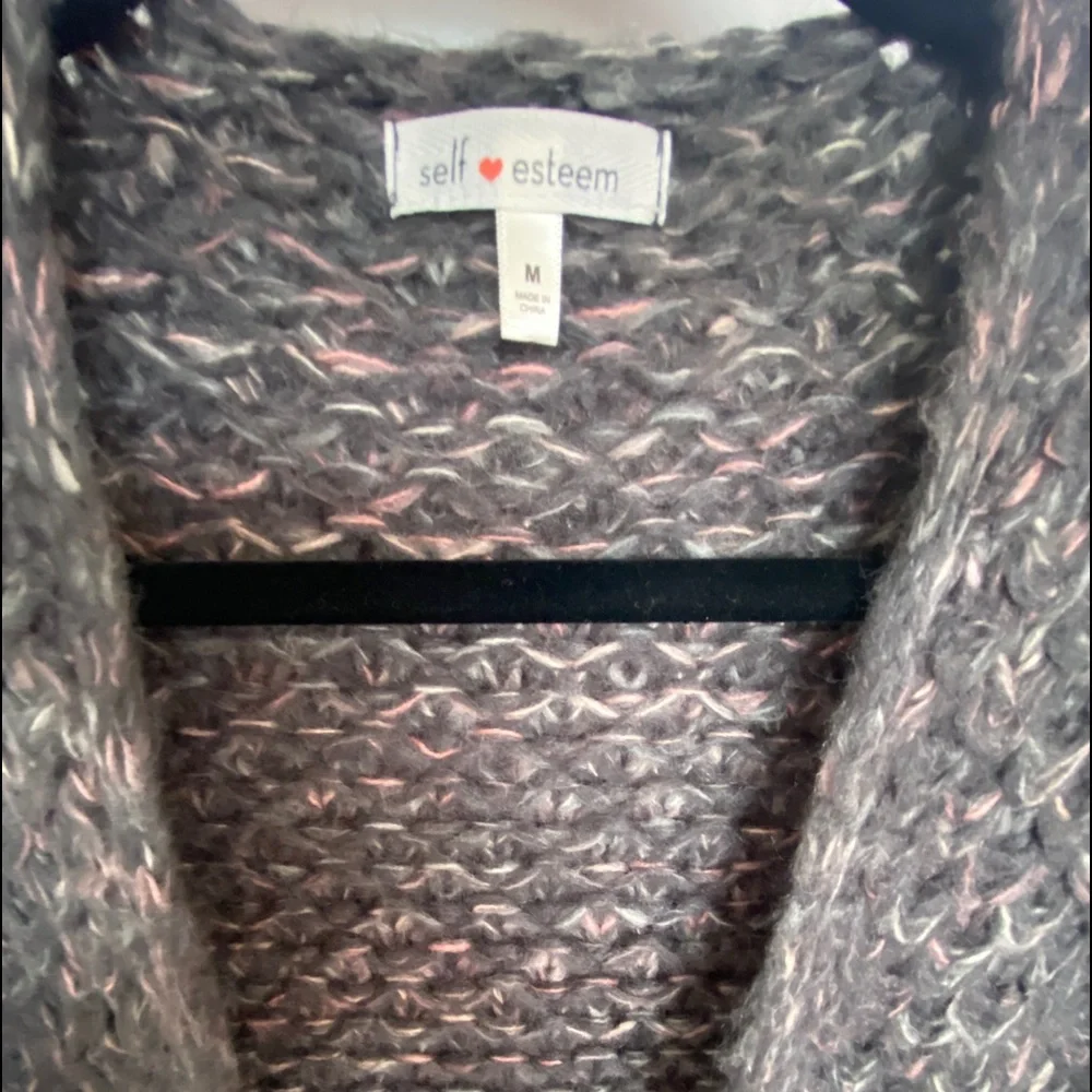 Cardigan by Self-Esteem Thick Soft and fuzzy - Picture 3 of 10